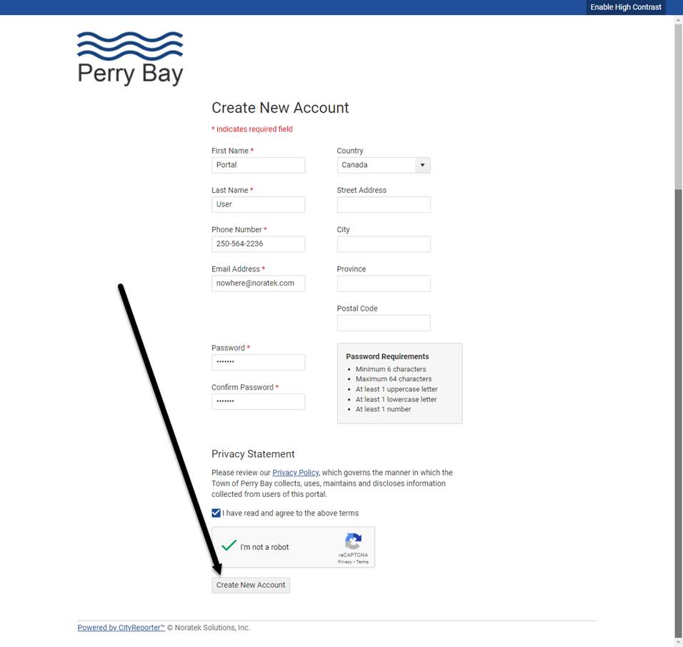 Permit application process